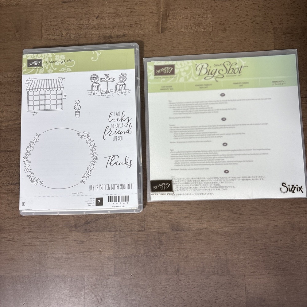 Stampin' Up! Charming Cafe & Cafe Builder Dies